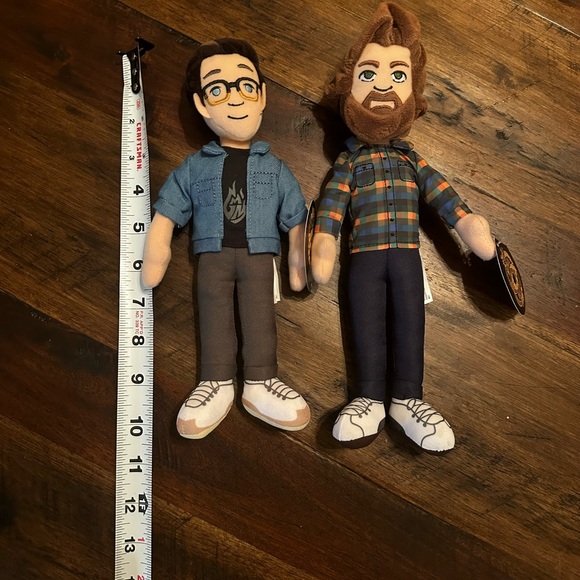 NWT Good Mythical Morning Mythical Society Rhett and Link Plush Figures Set - Picture 2 of 5